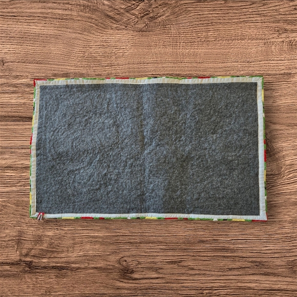 Festive Winter Door Mat Jellybean Accent Rug w Cardinal Birdhouse & Holly - Picture 5 of 8